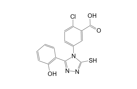 benzoic acid, 2-chloro-5-[3-(2-hydroxyphenyl)-5-mercapto-4H-1,2,4-triazol-4-yl]-