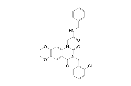 N-benzyl-2-(3-(2-chlorobenzyl)-6,7-dimethoxy-2,4-dioxo-3,4-dihydro-1(2H)-quinazolinyl)acetamide