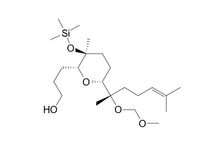 2H-Pyran-2-propanol, tetrahydro-6-[1-(methoxymethoxy)-1,5-dimethyl-4-hexenyl]-3-methyl-3-[(trimethylsilyl)oxy]-, [2R-[2.alpha.,3.beta.,6.alpha.(S*)]]-