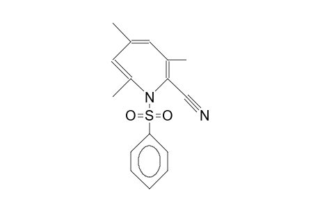 2-Cyano-3,5,7-trimethyl-1-phenylsulfonyl-1H-azepin