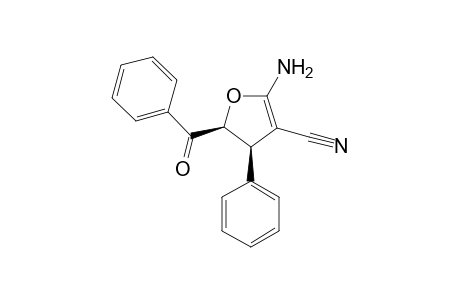 (4R*,5S*)-2-amino-5-benzoyl-4-phenyl-4,5-dihydrofuran-3-carbonitrile