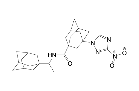N-[1-(1-adamantyl)ethyl]-3-(3-nitro-1H-1,2,4-triazol-1-yl)-1-adamantanecarboxamide