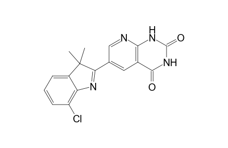 6-(7-Chloro-3,3-dimethyl-3H-indol-2-yl)pyrido[2,3-d]pyrimidine-2,4(1H,3H)-dione