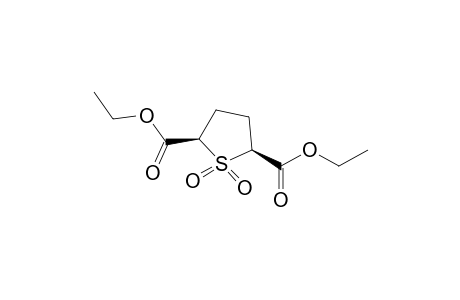 Tetrahydro-cis-2,5-thiophenedicarboxylic acid, diethyl ester, 1,1-dioxide