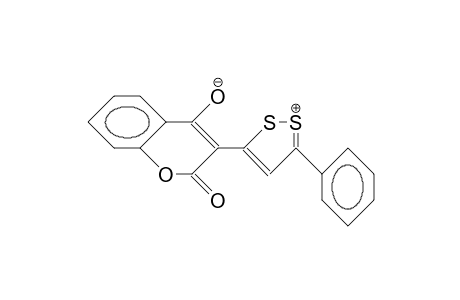 3-(5'-Phenyl-1',2'-dithiol-3'-ylidene)-2,3-dihydro-benzopyran-2,4-dione