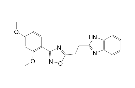 1H-benzimidazole, 2-[2-[3-(2,4-dimethoxyphenyl)-1,2,4-oxadiazol-5-yl]ethyl]-