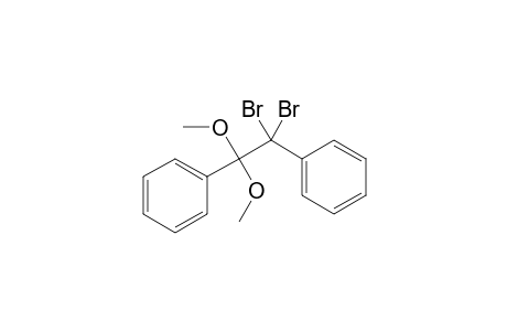 (1,1-dibromo-2,2-dimethoxy-2-phenyl-ethyl)benzene