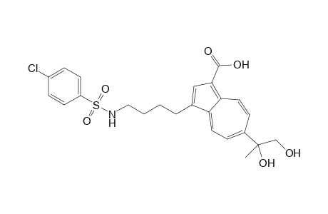 3-[4-(4-Chiorobenzenesulfonylamino)butyl]-6-(1,2-dihydroxy-1-methyl)ethylazulene-1-carboxylic acid