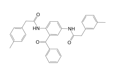 2-(4-Methylphenyl)-N-[4-[2-(3-methylphenyl)ethanoylamino]-2-(phenylcarbonyl)phenyl]ethanamide