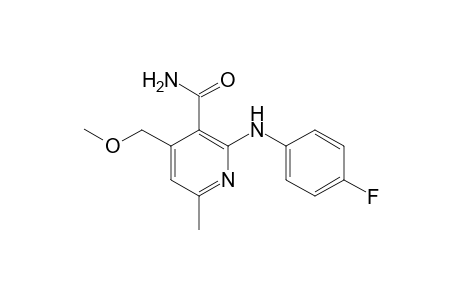 3-Pyridinecarboxamide, 2-[(4-fluorophenyl)amino]-4-(methoxymethyl)-6-methyl-