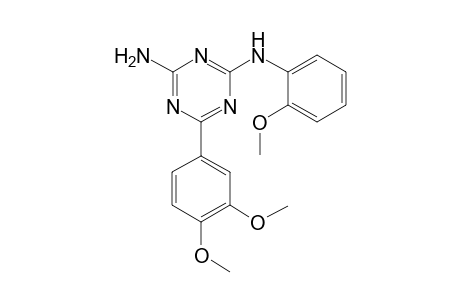6-(3,4-Dimethoxy-phenyl)-N-(2-methoxy-phenyl)-[1,3,5]triazine-2,4-diamine