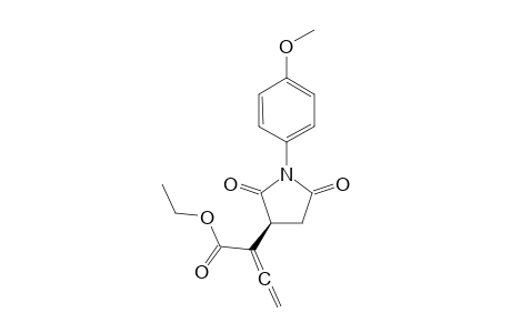 (S)-ethyl 2-(1-(4-methoxyphenyl)-2,5-dioxopyrrolidin-3-yl)buta-2,3-dienoate