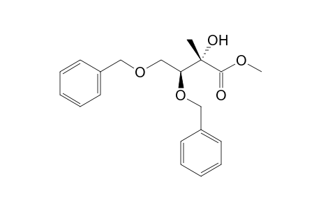 Methyl 3,4-bis( O-benzyl)-2,3,4-trihydreoxy-2-methylbutanoate
