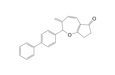 2-([1,1'-biphenyl]-4-yl)-3-methylene-7,8-dihydro-2H-cyclopenta[b]oxepin-6(3H)-one