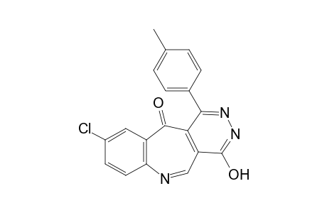 4-hydroxy-1-(4-methylphenyl)-9-chloro-11H-pyridazino[4,5-c][1]benzazepine-11-one