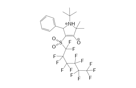 1-Tert-butyl-2,2-dimethyl-4-(perfluorohexylsulfonyl)-5-phenyl-2,5-dihydro-1H-pyrrolium-3-olate