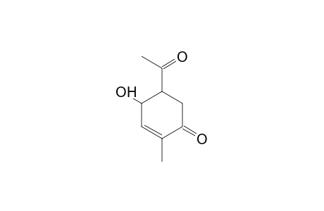 5-Acetyl-4-hydroxy-2-methyl-cyclohex-2-enone
