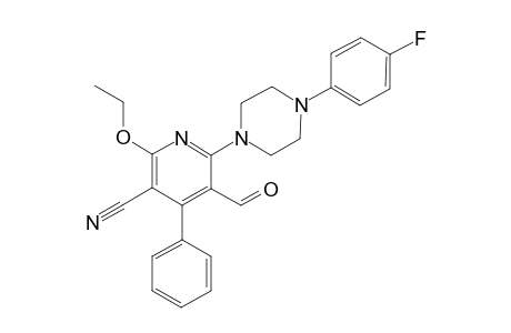 3-Cyano-2-ethoxy-5-formyl-6-[N-4-(4-fluorophenyl)piperazinyl]-4-phenylpyridine