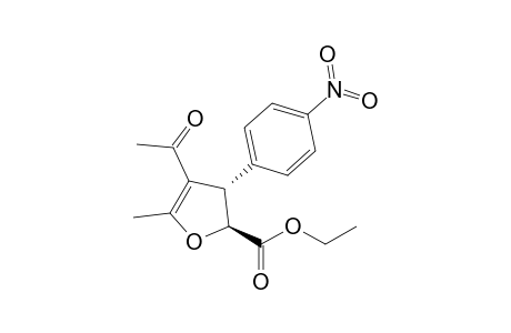 (2S,3S)-Ethyl 4-Acetyl-5-methyl-3-(4-nitrophenyl)-2,3-dihydrofuran-2-carboxylate