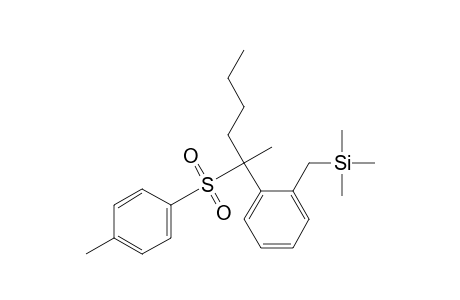 trimethyl-[2-(1-methyl-1-tosyl-pentyl)benzyl]silane