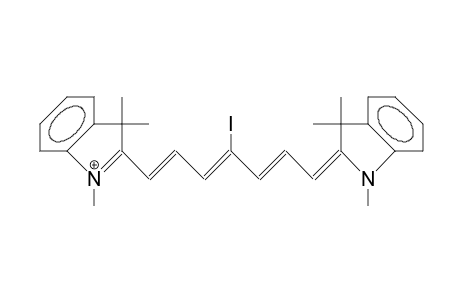 .delta.-Iodobis(1,3,3-trimethylindolenin-2-yl)heptamethinium cation