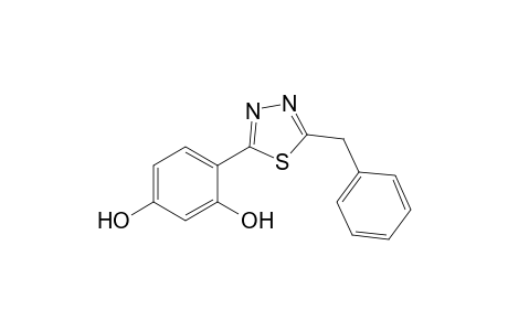 2-(2',4'-Dihydroxyphenyl)-5-benzyl-1,3,4-thiadiazole