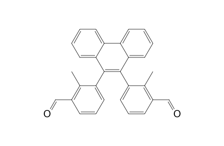 Benzaldehyde, 3,3'-(9,10-phenanthrenediyl)bis[2-methyl-, stereoisomer