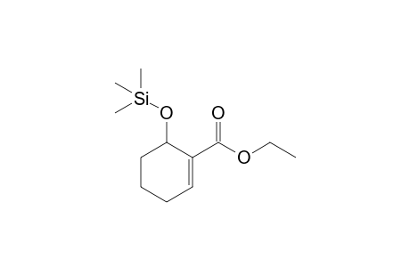 6-trimethylsilyloxy-1-cyclohexenecarboxylic acid ethyl ester