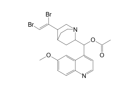 10,11-Dibromo-9-acetoxy-10,11-dihydro-6'-methoxycinchonane