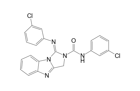 1H-Imidazo[1,5-a]benzimidazole-2(3H)-carboxamide, N-(3-chlorophenyl)-1-[(3-chlorophenyl)imino]-