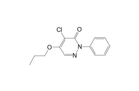 4-Chloro-2-phenyl-5-propoxy-3(2H)-pyridazinone