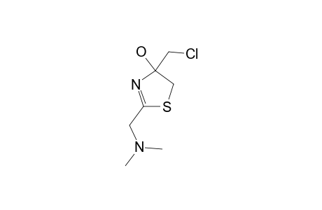 4-HYDROXY-4-(CHLOROMETHYL)-2-[(DIMETHYLAMINO)-METHYL]-THIAZOLINE