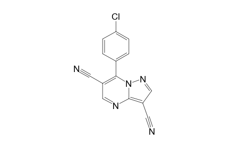 7-(4-Chlorophenyl)pyrazolo[1,5-a]pyrimidine-3,6-dicarbonitrile