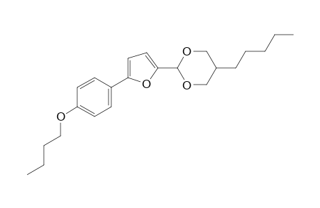 2-[5-(4-butoxyphenyl)-2-furyl]-5-pentyl-1,3-dioxane