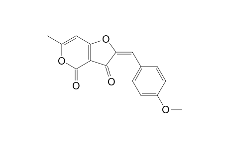 2-(4-Methoxybenzylidene)-6-methyl-2H-furo[3,2-c]pyran-3,4-dione
