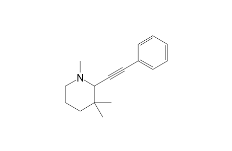 1-Methyl-3,3-dimethyl-2-phenylethynylpiperidine