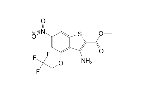 benzo[b]thiophene-2-carboxylic acid, 3-amino-6-nitro-4-(2,2,2-trifluoroethoxy)-, methyl ester