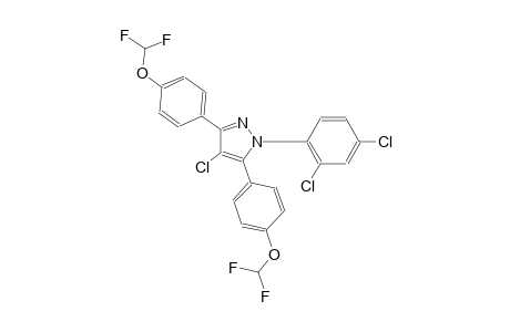 4-chloro-1-(2,4-dichlorophenyl)-3,5-bis[4-(difluoromethoxy)phenyl]-1H-pyrazole