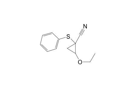 2-Ethoxy-1-phenylthiocyclopropanecarbonitrile