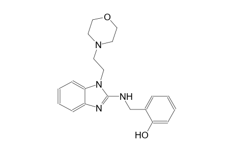 2-[({1-[2-(4-morpholinyl)ethyl]-1H-benzimidazol-2-yl}amino)methyl]phenol