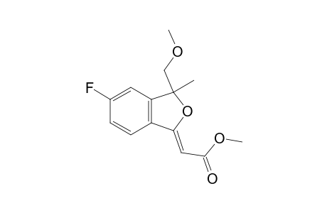 (Z)-6-Fluoro-3-methoxycarbonylmethylene-1-(methoxymethyl)-1-methyl-3H-isobenzofuran
