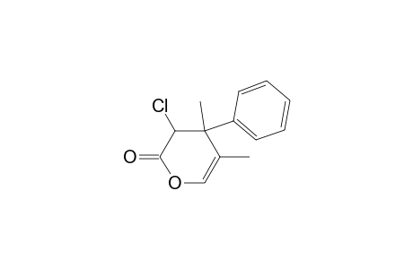 2-Chlor-3,4-dimethyl-3-phenyl-4-penten-5-olid
