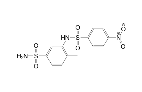 4-methyl-3-{[(4-nitrophenyl)sulfonyl]amino}benzenesulfonamide