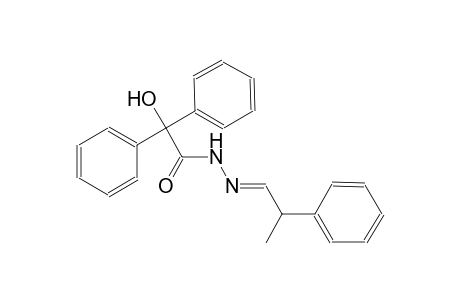 2-hydroxy-2,2-diphenyl-N'-[(E)-2-phenylpropylidene]acetohydrazide
