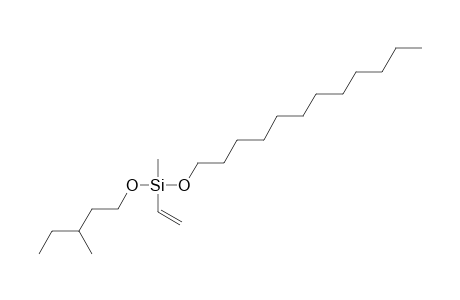 Silane, methylvinyl(3-methylpentyloxy)dodecyloxy-