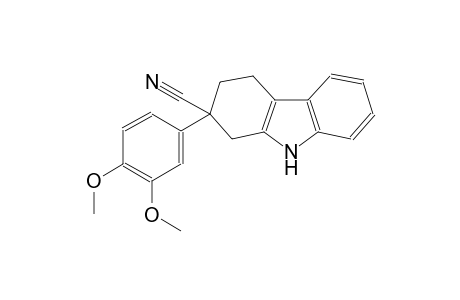 1H-carbazole-2-carbonitrile, 2-(3,4-dimethoxyphenyl)-2,3,4,9-tetrahydro-