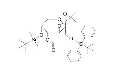 1-O-(ter-Butyldiphenylsilyl)-5-O-(tert-butyldimethylsilyl)-4-O-formyl-2,3-O-isopropylidene-.beta.,D-fructopyranose