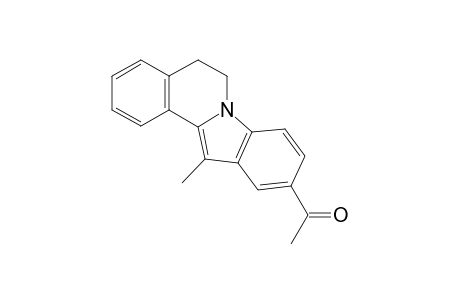 1-(12-Methyl-5,6-dihydroindolo[2,1-a]isoquinolin-10-yl)ethan-1-one