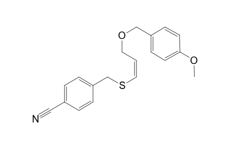 (4-Cyanobenzyl) 3-[(4-methoxyphenyl)]oxy]propenyl sulfide