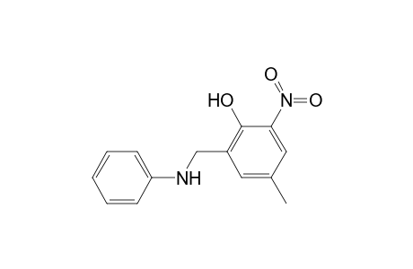 2-Nitro-6-(phenylaminomethyl)-p-cresol